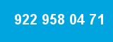 922 958 04 71